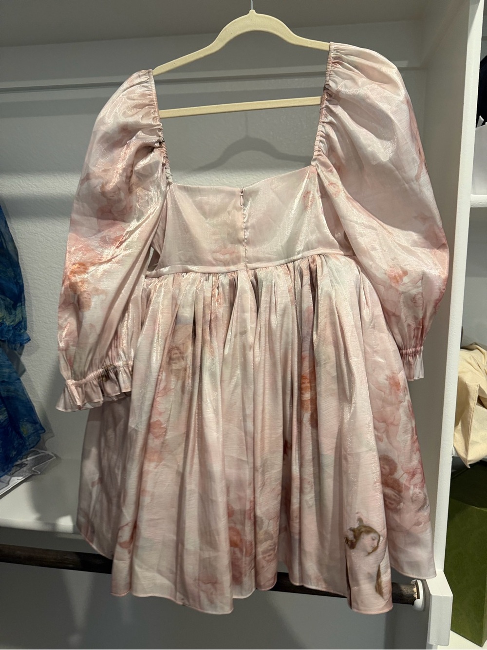 Puff Dress in Peach Venus
SELKIE